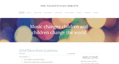 Desktop Screenshot of folsommusic.com